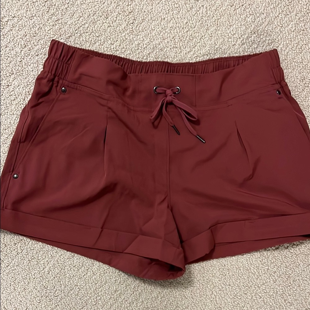 Women's Burgundy Shorts
